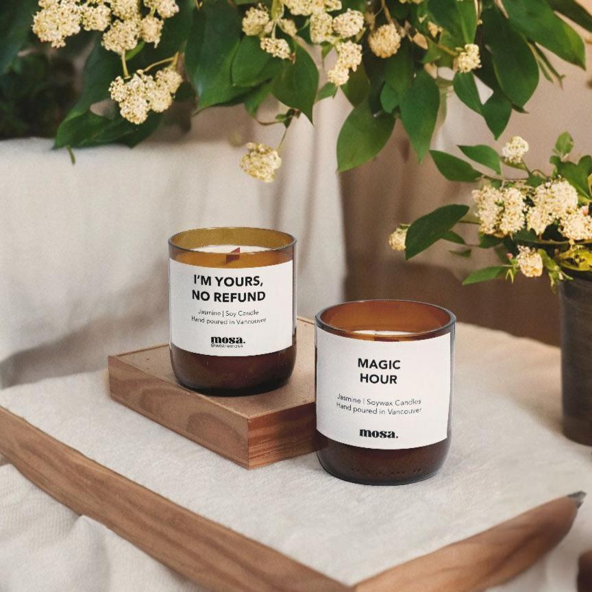 Jasmine Essential Oil Soy Candle2